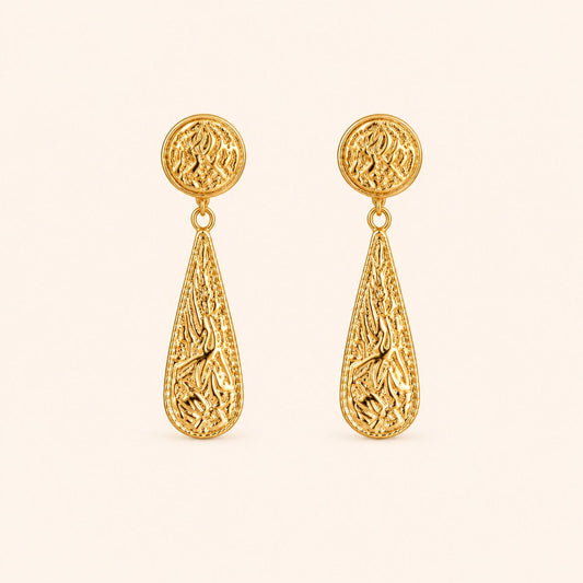 Vintage Teardrop Drop Earrings