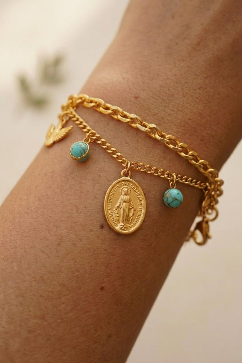 Sacred Glow Layered Bracelet