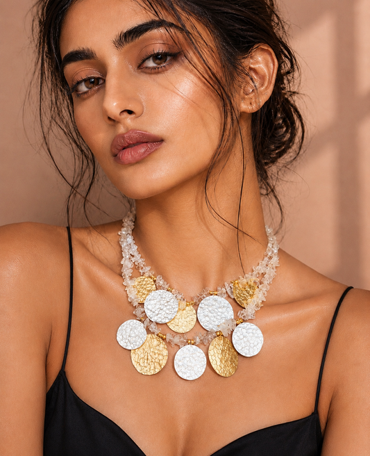 Coin Statement Necklace