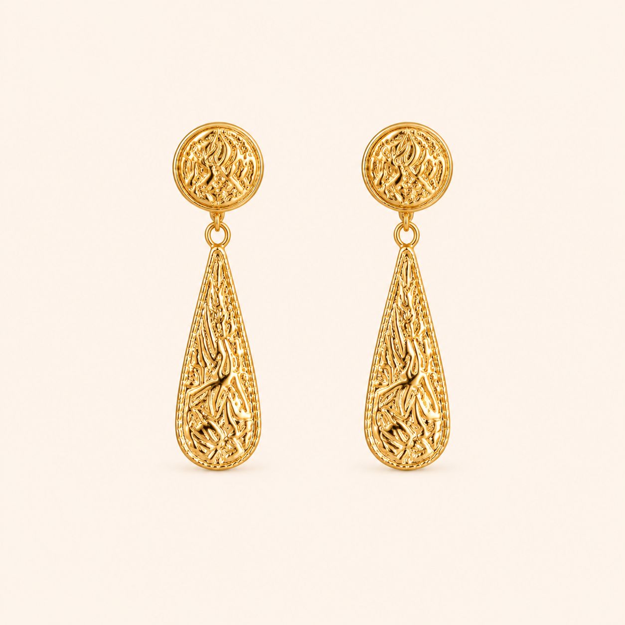 Vintage Teardrop Drop Earrings