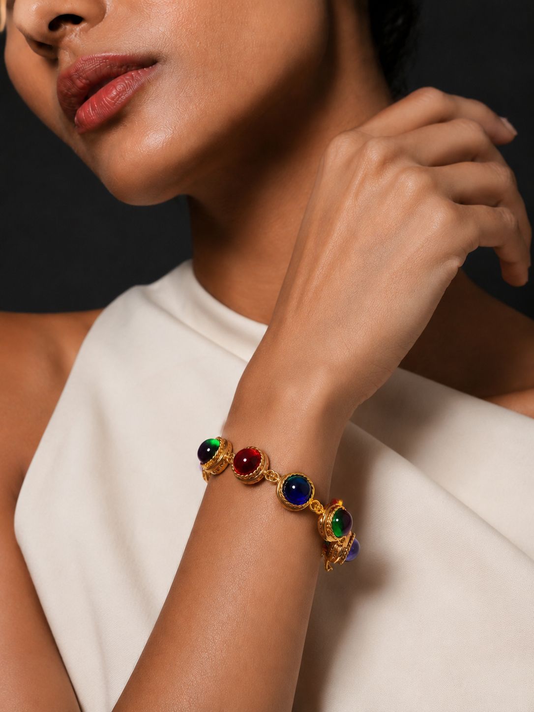 Gemstone-Inspired Bracelet