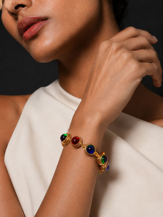 Gemstone-Inspired Bracelet