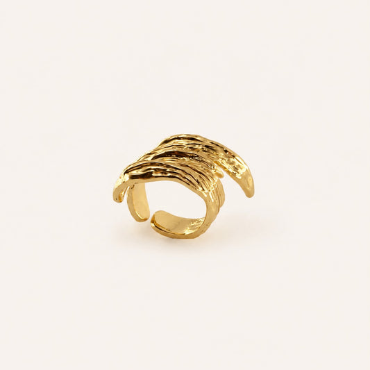 Molten Feather Ring